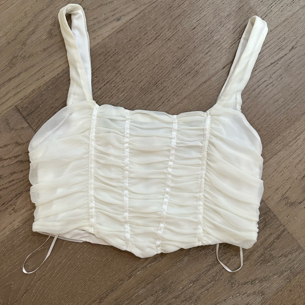 Cotton Candy LA white top